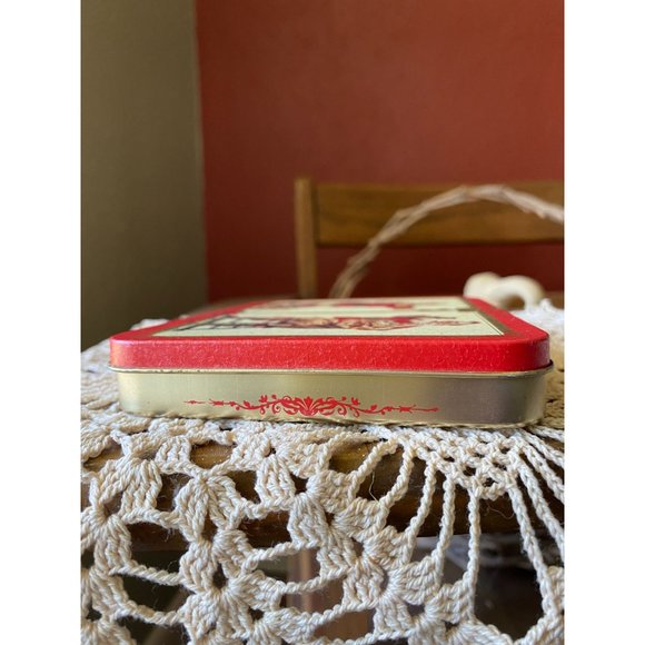 Christmas COCA COLA SANTA TIN - 1994 - NO Cards - Tin ONLY - 5 3/4" x 4 1/2" - Picture 2 of 9